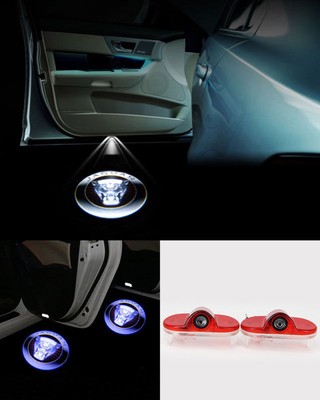 2x LED Car Door Ghost Shadow Projector 